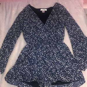 Super cute Blue Floral Print Romper